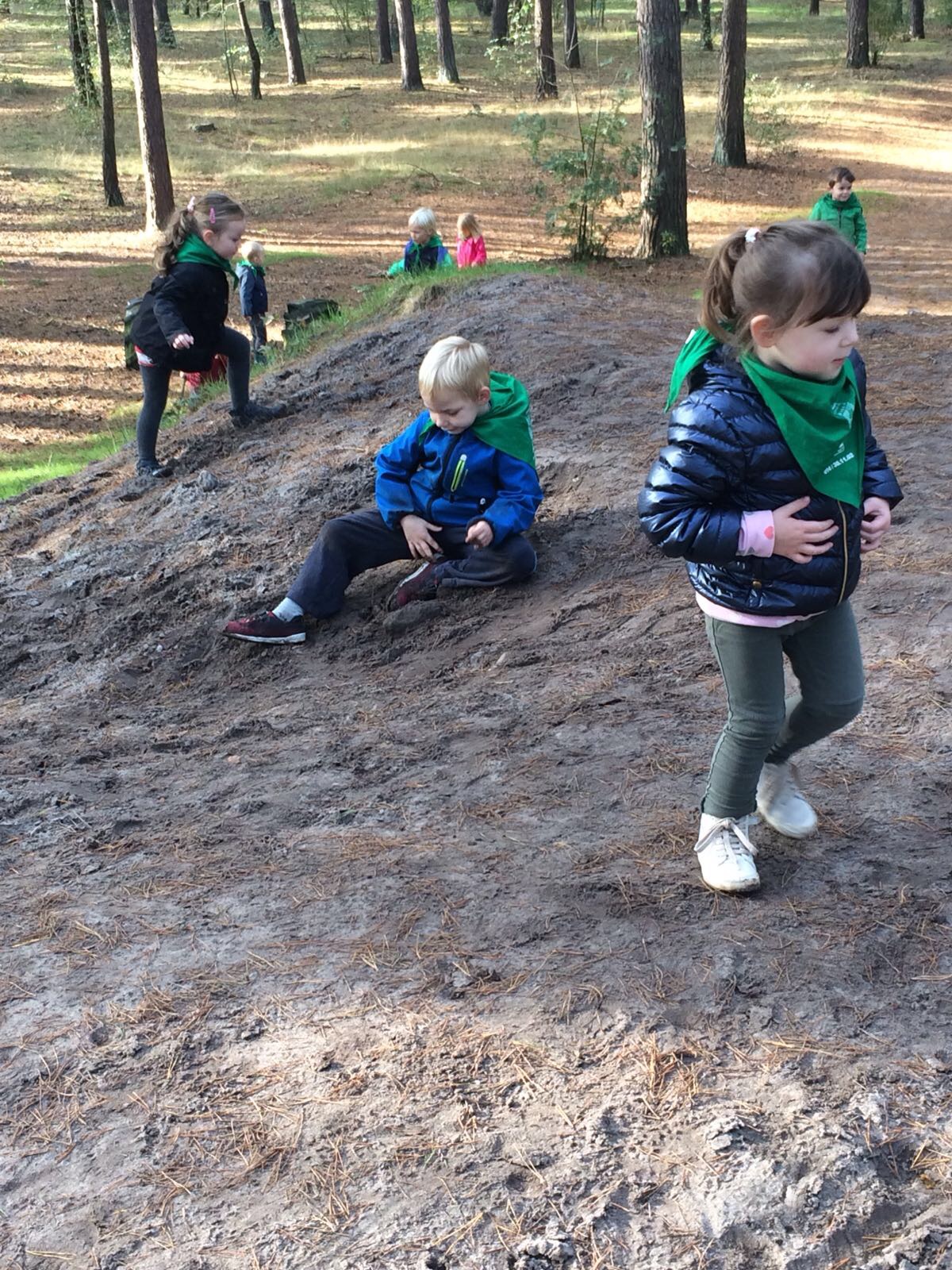 Herfstwandeling kleuters Stotert naar het Zilvermeer